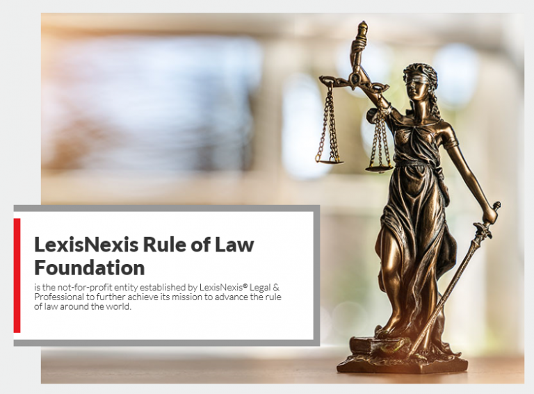 LexisNexis Global Foundation to Advance the Rule of Law News CLA