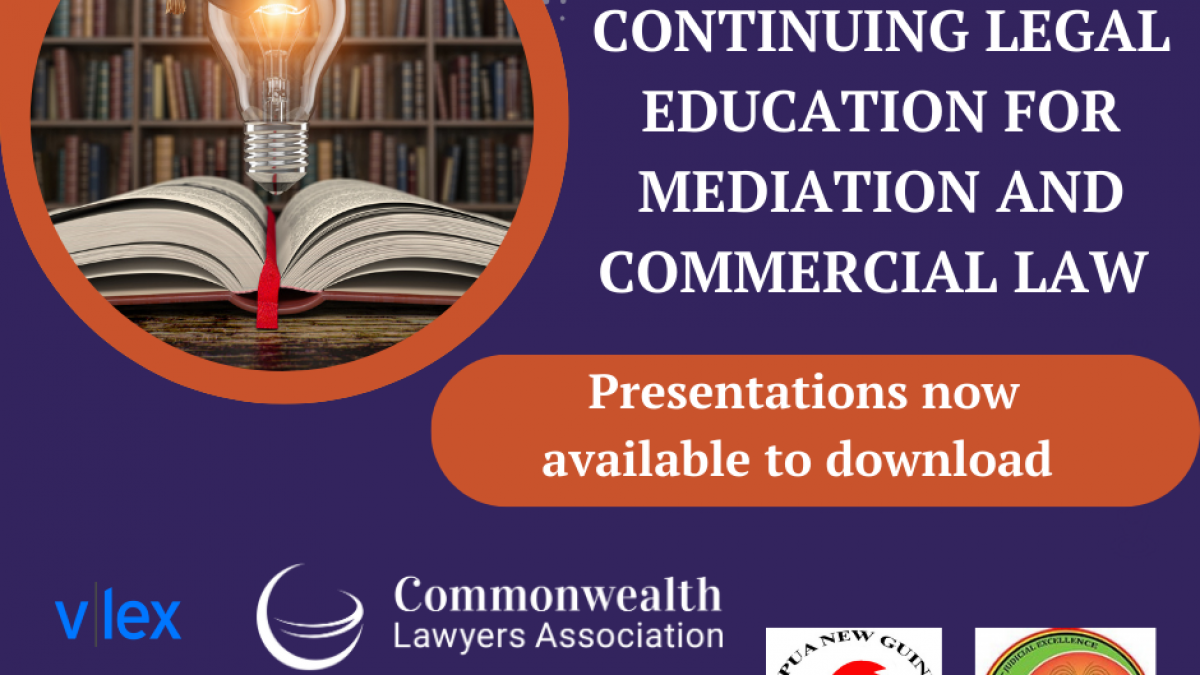 Report on the 5th September Continuing Legal Education event on mediation  and commercial law in PNG - News - CLA
